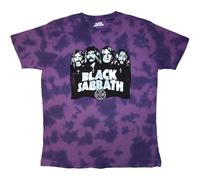 Black Sabbath Kinder-T-Shirt, Band-Logo, offizielles Lizenzprodukt, Violett, Schwarz, Small (5/6 Yrs)