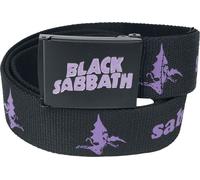 Black Sabbath Logo Gürtel schwarz