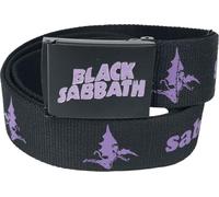 Black Sabbath Logo Unisex Gürtel schwarz 100% Polyester Band-Merch, Bands, Geschenke