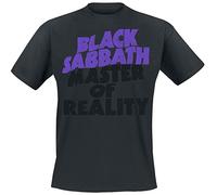 Black Sabbath Master of Reality Tracklist Männer T-Shirt schwarz L 100% Baumwolle Band-Merch, Bands
