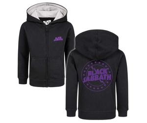 Black Sabbath Metal Kids - Emblem Kinder-Kapuzenjacke schwarz in 140