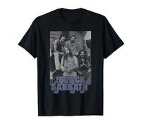 Black Sabbath Offizielles Schwarz-Weiß-Band-Foto T-Shirt