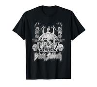 Black Sabbath Offizielles Vintage-Tanzkelett T-Shirt