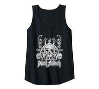 Black Sabbath Offizielles Vintage-Tanzkelett Tank Top, Damen, Schwarz, XL