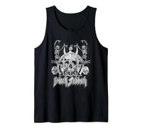 Black Sabbath Offizielles Vintage-Tanzkelett Tank Top, Herren, Schwarz, L