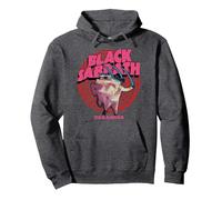 Black Sabbath Paranoid Classic Rock Album Musik Kunstdruck Pullover Hoodie, Unisex für Erwachsene, Anthrazit Meliert, XL