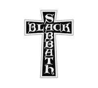 BLACK SABBATH PATCH AUFNÄHER # 32 CLASSIC CROSS LOGO 10x7cm FLICKEN ABZEICHEN