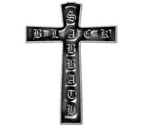 Black Sabbath Pin Badge Cross Band Logo Nue offiziell Metal Lapel
