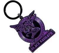 Black sabbath Purple Text Logo And Daemon Schlüsselring Keychain One Size