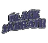 Black Sabbath Purple Wavy Logo Pin lila