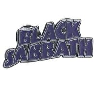 Black Sabbath Purple Wavy Logo Unisex Pin lila Zinklegierung Band-Merch, Bands