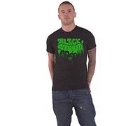 Black Sabbath T Shirt Graffiti Band Logo Nue offiziell Herren Schwarz