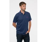 Black Sabbath Polo-Shirt Wavy Band Logo Offiziell Unisex Navy Blau L