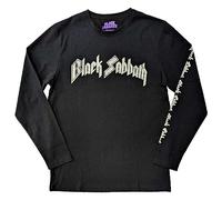 Black Sabbath T Shirt The End Mushroom Cloud offiziell Unisex Schwarz Long L