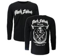 Black Sabbath The End Vintage Langarm-T-Shirt - offizielles Merchandise Größe: XXL Schwarz