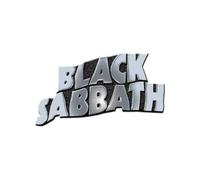 Black sabbath Wavy Band Logo Pin Badge One Size