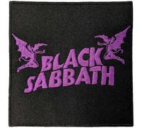 Black sabbath Wavy Logo and Daemons Woven Patch One Size