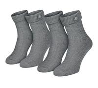 Black Snake® 2 Paar Trachtensocken Kniehoch Zopfmuster Edelweiß-Pin
