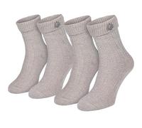 Black Snake® 2 Paar Trachtensocken Kniehoch Zopfmuster Edelweiß-Pin