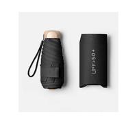 (Black)Sun Umbrella Mini-Portable Pocket Sun Protection UV Protection Sun Umbrella rain or Shine Dual-use Umbrella Sun Umbrella