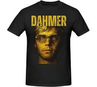 Black Tee Jeffrey Dahmer Horror Movie Men's T-Shirt Size S