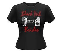 BLACK VEIL BRIDES Girlie-T-Shirt - Officially Liscenced Product Damen T-Shirt, Gr. X-Large, Schwarz