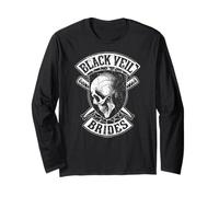 Black Veil Brides Totenkopf und Baseballschläger Hollywood Langarmshirt