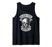 Black Veil Brides Totenkopf und Baseballschläger Hollywood Tank Top