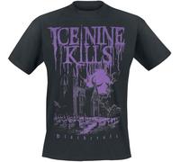 Blackcraft Cult Ice Nine Kills - Purple Night Church Tee T-Shirt schwarz in XL