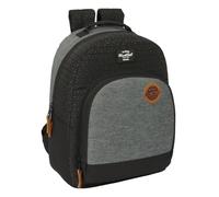 BLACKFIT8 OLD SCHOOL Rucksack, anpassbar an Trolley, Rucksack, ideal für Kinder verschiedener Altersgruppen, recycelbarer Stoff, bequem und vielseitig, Qualität und Widerstandsfähigkeit, 32 x 15 x 42