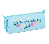 BLACKFIT8 PÉTALOS Federmäppchen mit Reißverschluss und Fach, Federmäppchen für Kinder, ideal für Kinder im Schulalter, bequem und vielseitig, Qualität und Widerstandsfähigkeit, 21 x 7 x 8 cm