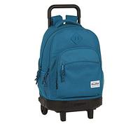 Schulrucksack mit Rädern Compact BlackFit8 Egeo Blau 33 X 45 X 22 cm