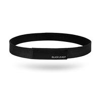 BLACKLEVEL Schnallenfreier Gürtel | Herren und Damen | Metallfreier Gürtel | Komfortabel und Leicht | Klettverschluss | Präzise Passform (Schwarz, L (96-100 cm taille))