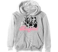 Blackpink Kapuzenpullover Photo Tee Band Logo Nue offiziell Herren Off Weiß