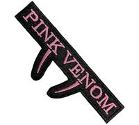 BlackPink - PINK VENOM Aufnäher zum Aufbügeln, Schwarz / Rosa, One size