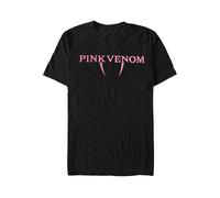 Blackpink - Pink Venom Logo - T-Shirt - Schwarz - L - 100% Baumwolle Schwarz L
