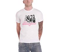 BLACKPINK T-Shirt für Foto-T-Shirt mit Logo, offiziell, für Herren, Weiß, weiß, M