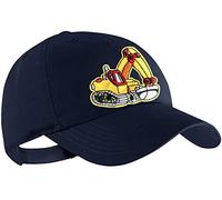 Blackshirt Company Bagger Schildmütze Kinder Base Cap Gelber Bagger Farbe Dunkelblau