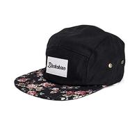 Blackskies Black Beauty 5-Panel Cap Rose Schwarz mit Blumen Unisex Baseball Mütze