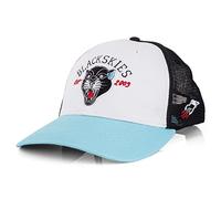 Blackskies® Black Panther Baseball Cap | Herren Damen Schirm Premium Snapback Mütze Wildkatze Kappe Basecap Kappe Tattoo Old School - Schwarz-Schwarz