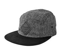 Blackskies Bliss Vol. II 5-Panel Cap | Damen Herren Baseball Camp Mütze Kappe Surfer Skater Snapback Strapback Schwarz Kunst-Wildleder