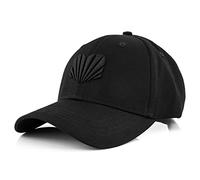 Blackskies® Crest Classic Baseball Cap | Unisex Strapback Mütze Kappe Herren Damen Basecap Curved Polo Hat - Schwarz