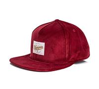 Blackskies Crimson Snapback Cap | Damen Herren Baseball Mütze Kappe Surfer Skater Basecap Weinrot Kord