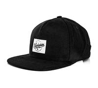 Blackskies® Ebony Snapback Cap | Damen Herren Baseball Mütze Kappe Surfer Skater Basecap Schwarz Kord