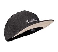 Blackskies EOS Vol. II Snapback Cap | Jeans Schwarz Schirm Unisex Premium Baseball Mütze Kappe Denim Basecap Stick