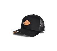 Blackskies® Essentials Trucker Cap | Unisex Baseball Mütze Kappe Herren Damen Skater Mesh - Basecap Männer Frauen Streetwear Outdoor Sommer Freizeit - Schwarz-Schwarz-Braun
