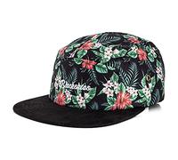 Blackskies Oahu Vol. II 5-Panel Cap | Camp Damen Herren Baseball Mütze Kappe Floral Dschungel Skater Snapback Strapback Schwarz Grün