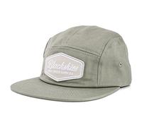Blackskies® Oasis 5-Panel Cap | Herren Damen Unisex Baseball Mütze | Kappe Basecap Verstellbar Surf Skate Basecap Camper Salbeigrün-Grau