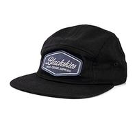 Blackskies Oasis 5-Panel Cap | Damen Herren Baseball Mütze Kappe Surfer Skater Snapback Basecap Pechschwarz-Navyblau
