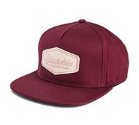 Blackskies Oasis Snapback Cap | Damen Herren Baseball Mütze Kappe Surfer Skater Basecap Weinrot-Beige